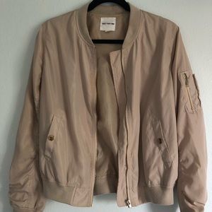 Tan Bomber Jacket